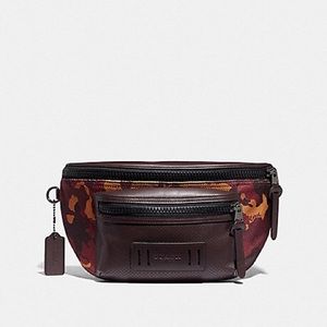 NEW ‼️ COACH MEN TERRAIN BELT BAG WITH CAMO PRINT